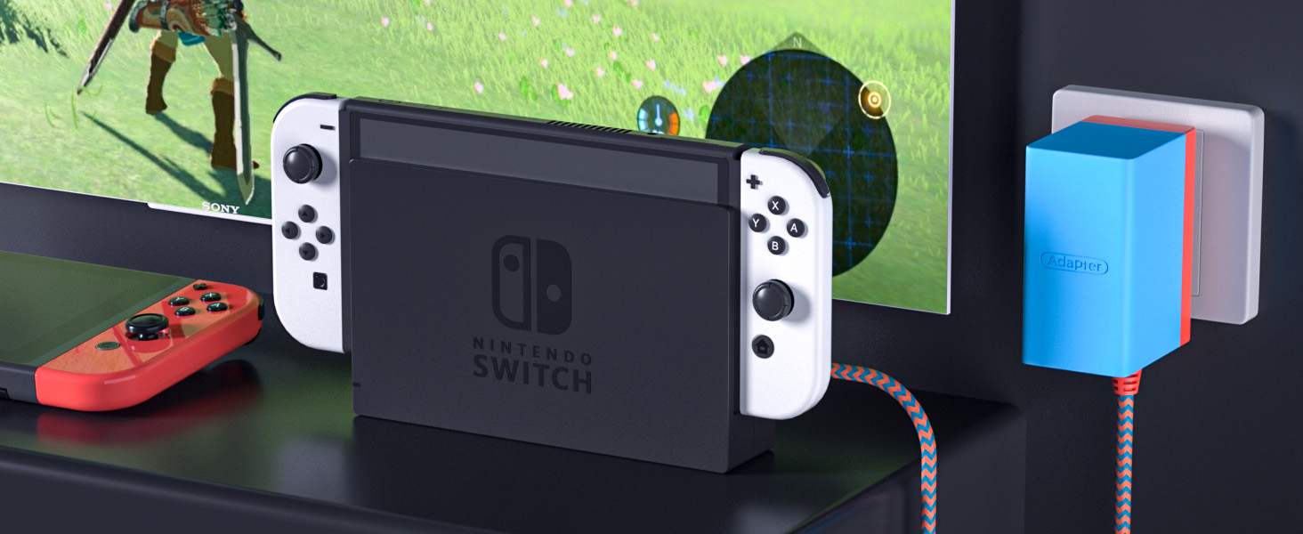 Amazon.com: Nintendo Switch Charger, 15V 2.6A Fast Charging, 45W